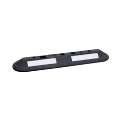 CYCLE LANE DELINEATOR SEPARATOR BLACK WITH WHITE REFLECTIVE TAPE 1200MM