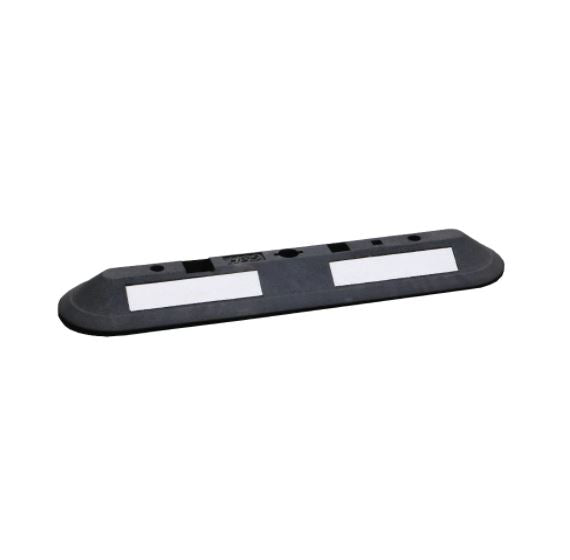 CYCLE LANE DELINEATOR SEPARATOR BLACK WITH WHITE REFLECTIVE TAPE 700MM
